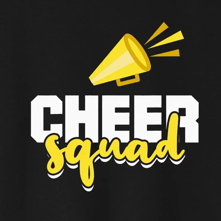 Cheer Squad Cheerleading Funny Cheerleader Women's Crop Top Tee