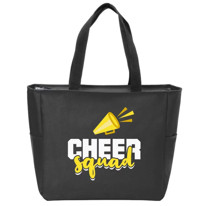 Cheer Squad Cheerleading Funny Cheerleader Zip Tote Bag