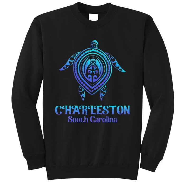 Charleston South Carolina Beach Charleston Sc Sea Turtle Sweatshirt