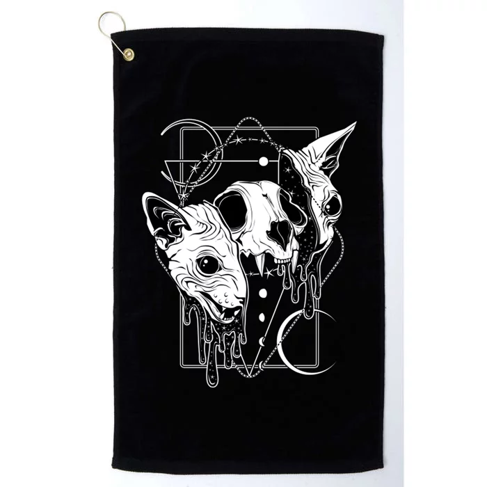 Cosmic Sphynx Platinum Collection Golf Towel