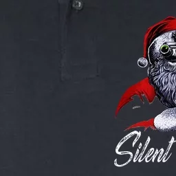 Christmas Santa Claus Guns Silent Night Santa Softstyle Adult Sport Polo