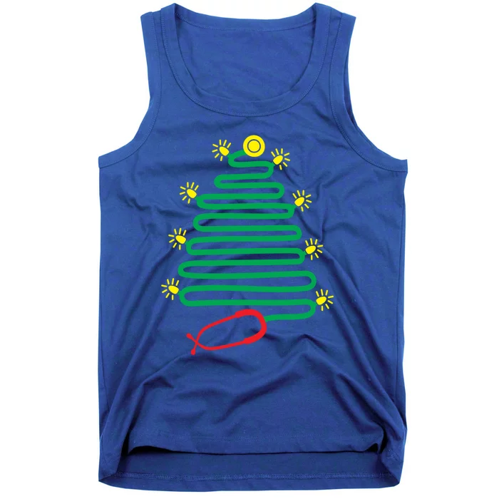 Cute Stethoscope Christmas Tree Nurse Medical Doctor Gift Tank Top