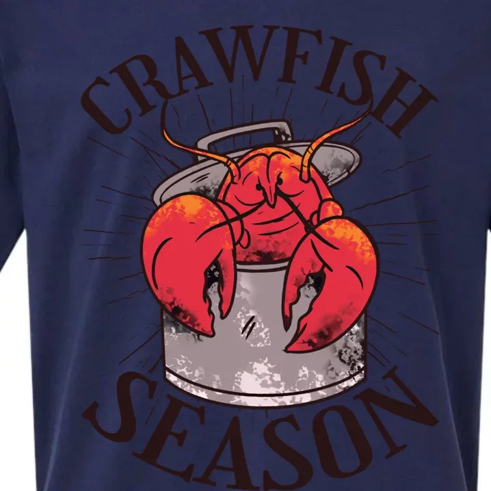 Crawfish Season Crawfish Boil Crew Cajun Lover Gift Sueded Cloud Jersey T-Shirt