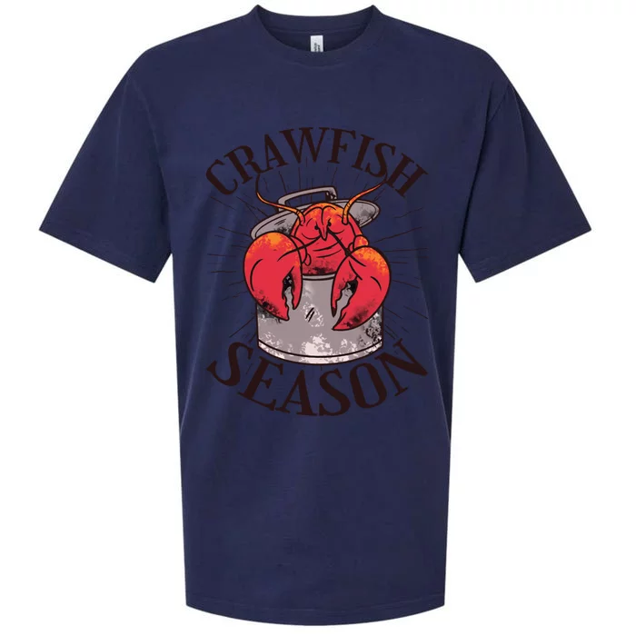 Crawfish Season Crawfish Boil Crew Cajun Lover Gift Sueded Cloud Jersey T-Shirt