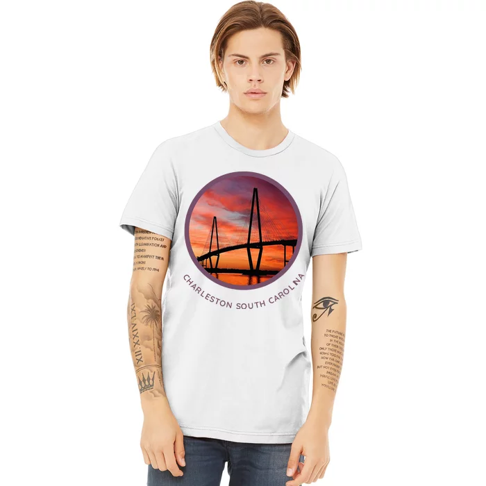 Charleston South Carolina Ravenel Bridge Premium T-Shirt