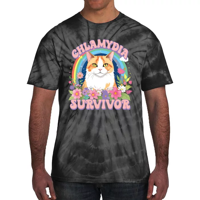 Chlamydia Survior Tie-Dye T-Shirt