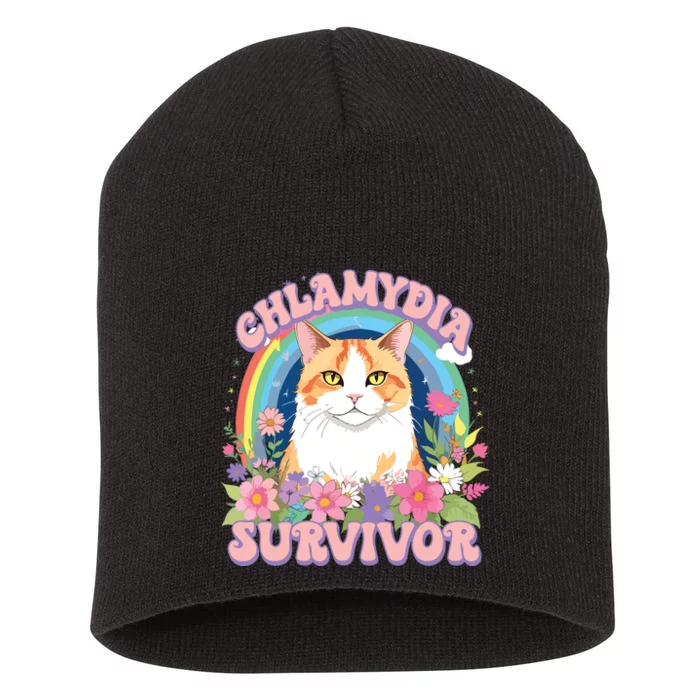 Chlamydia Survior Short Acrylic Beanie