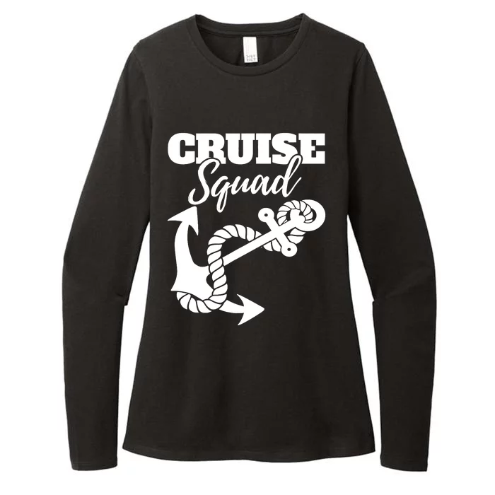 Cruise Squad Cruise Ship For Family Friends Womens CVC Long Sleeve Shirt