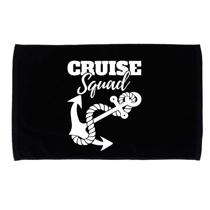 Cruise Squad Cruise Ship For Family Friends Microfiber Hand Towel