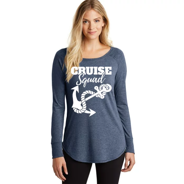 Cruise Squad Cruise Ship For Family Friends Women's Perfect Tri Tunic Long Sleeve Shirt