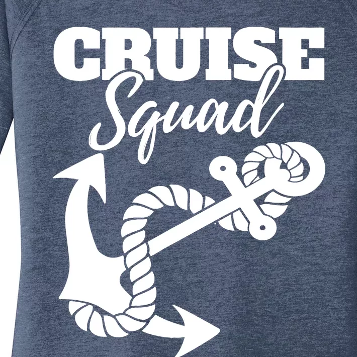 Cruise Squad Cruise Ship For Family Friends Women's Perfect Tri Tunic Long Sleeve Shirt