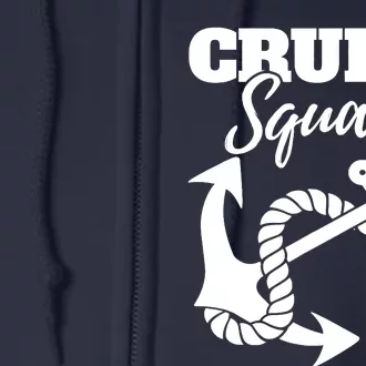 Cruise Squad Cruise Ship For Family Friends Full Zip Hoodie