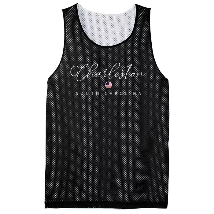 Charleston South Carolina Sc On Charleston Mesh Reversible Basketball Jersey Tank