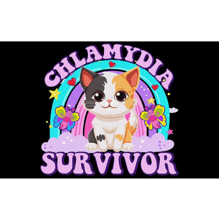 Chlamydia Survivor Cat Meme Funny Shirts For Adult Humor Bumper Sticker