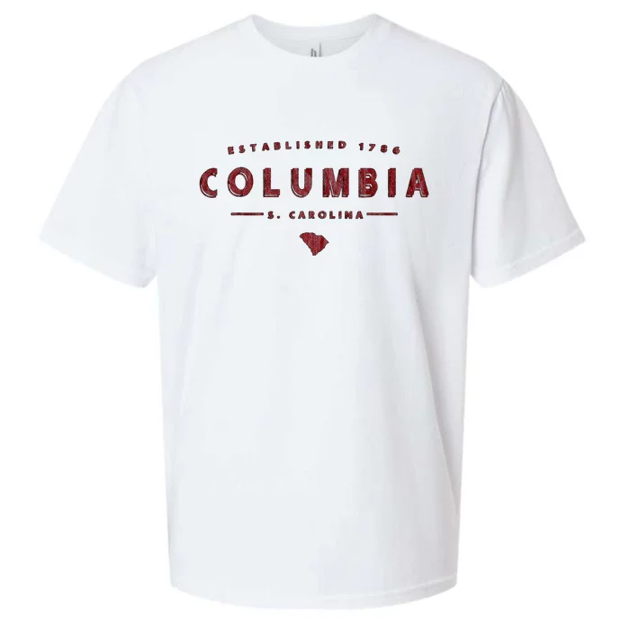 Columbia South Carolina Columbia Sc Sueded Cloud Jersey T-Shirt