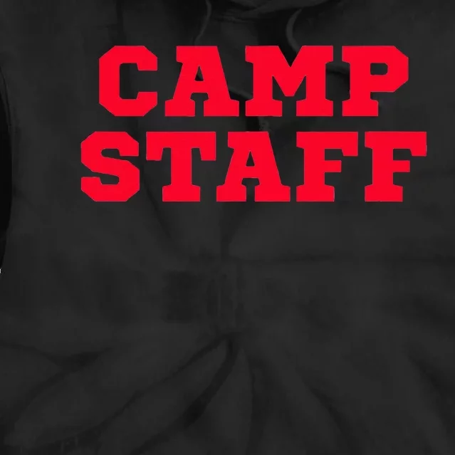 Camp Staff Tie Dye Hoodie