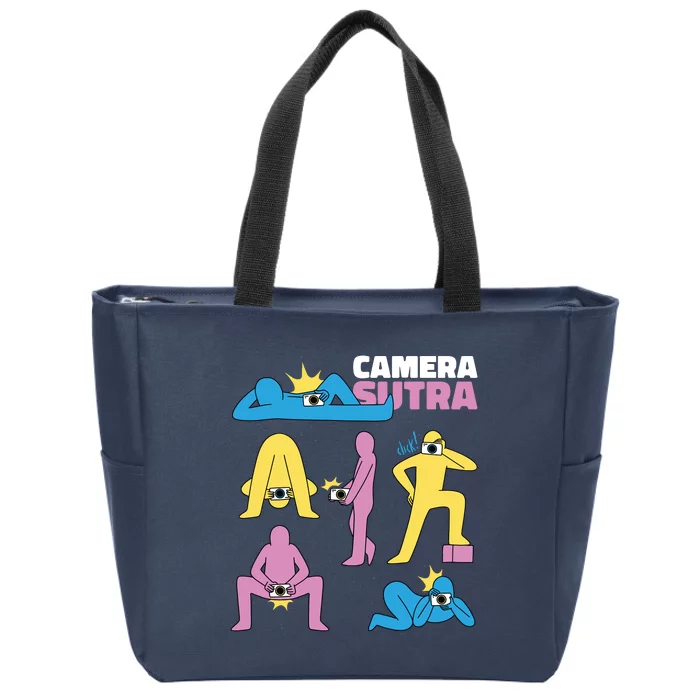 Camera Sutra Zip Tote Bag