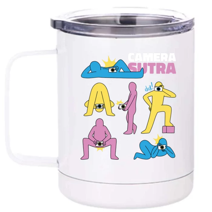 Camera Sutra Front & Back 12oz Stainless Steel Tumbler Cup