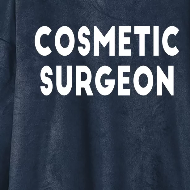 Cosmetic Surgeon Hooded Wearable Blanket