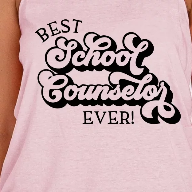 Counselor School Counselor Women's Knotted Racerback Tank