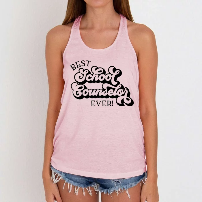 Counselor School Counselor Women's Knotted Racerback Tank