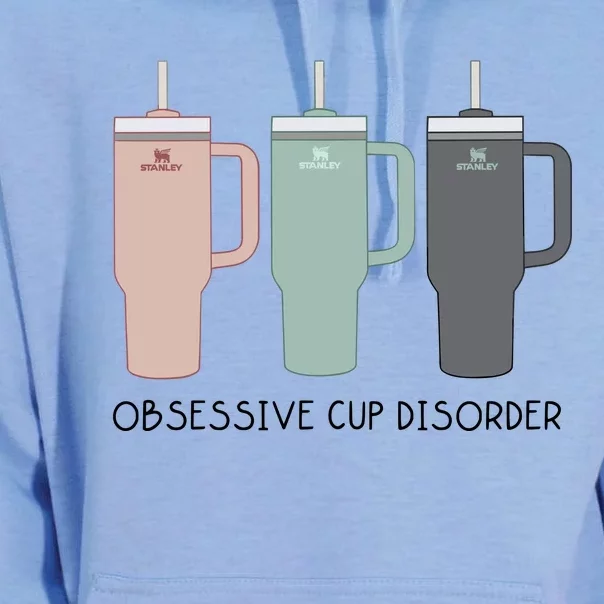 Cool Stanley Cup Ocd Obsessive Cup Disorder Unisex Surf Hoodie