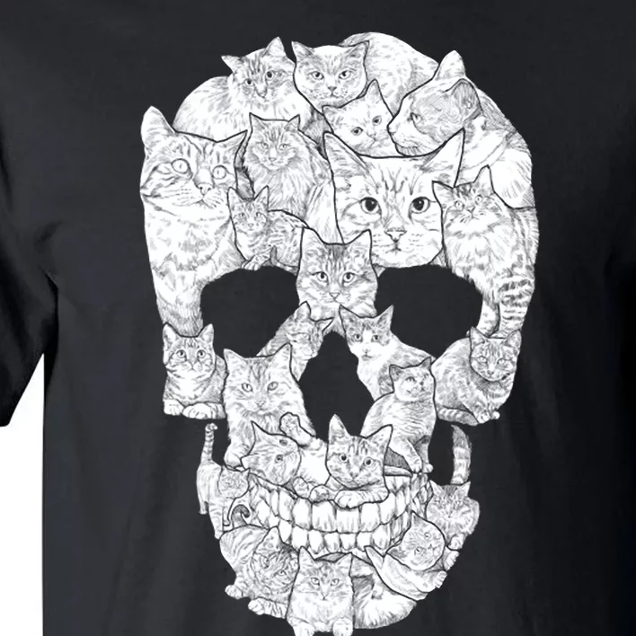 Cat Skull Tall T-Shirt