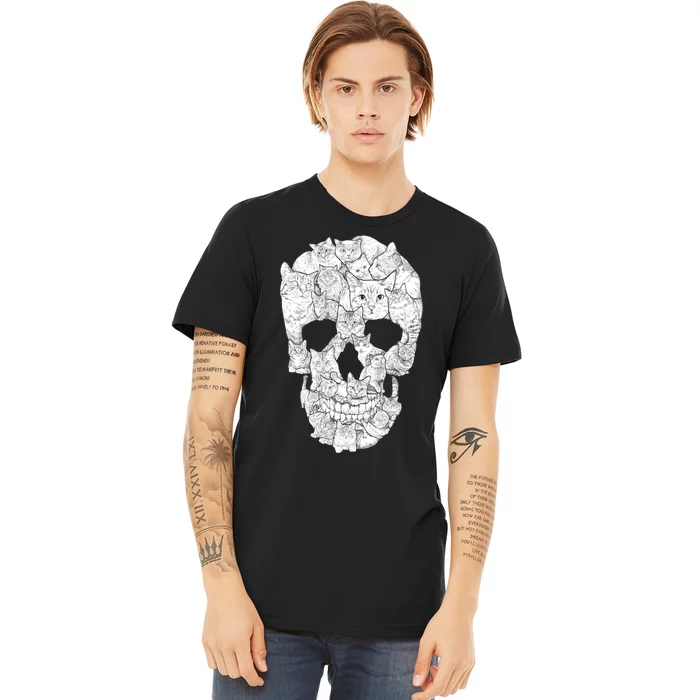 Cat Skull Premium T-Shirt