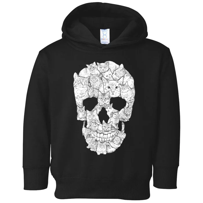 Cat Skull Toddler Hoodie