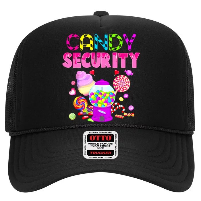 Candy Security Candyland Costume High Crown Mesh Trucker Hat