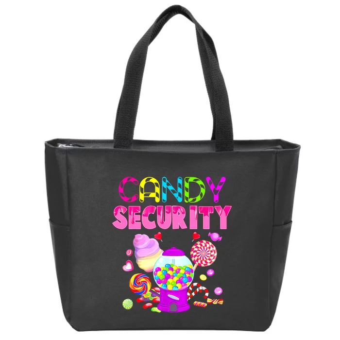 Candy Security Candyland Costume Zip Tote Bag