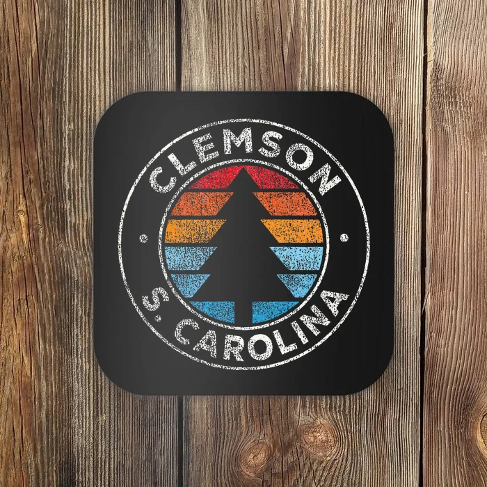 Clemson South Carolina Sc Vintage Coaster