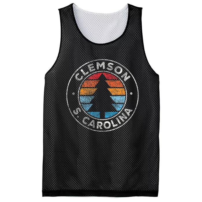 Clemson South Carolina Sc Vintage Mesh Reversible Basketball Jersey Tank