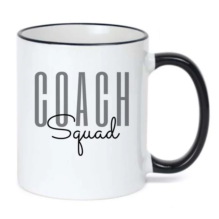 Coach Squad Coach Crew Instructional Coach Literacy Coach Funny Gift Black Color Changing Mug