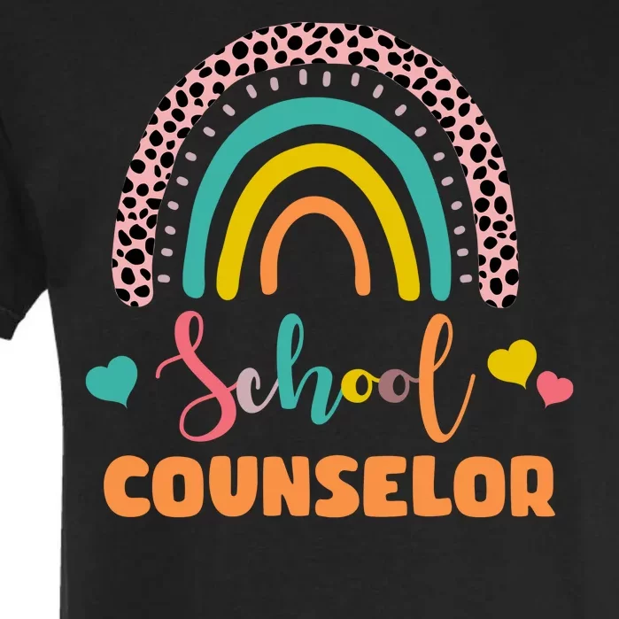 Cute School Counselor Rainbow Garment-Dyed Heavyweight T-Shirt