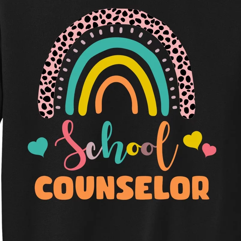 Cute School Counselor Rainbow Sweatshirt