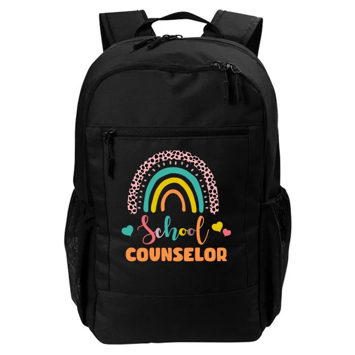 Cute School Counselor Rainbow Daily Commute Backpack