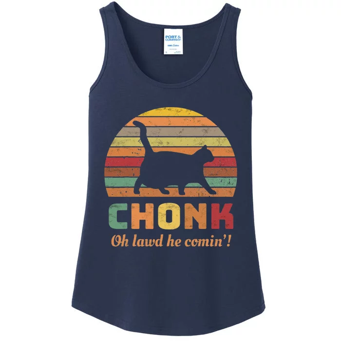 Chonk Scale Cat Meme Chonk Cat Ladies Essential Tank