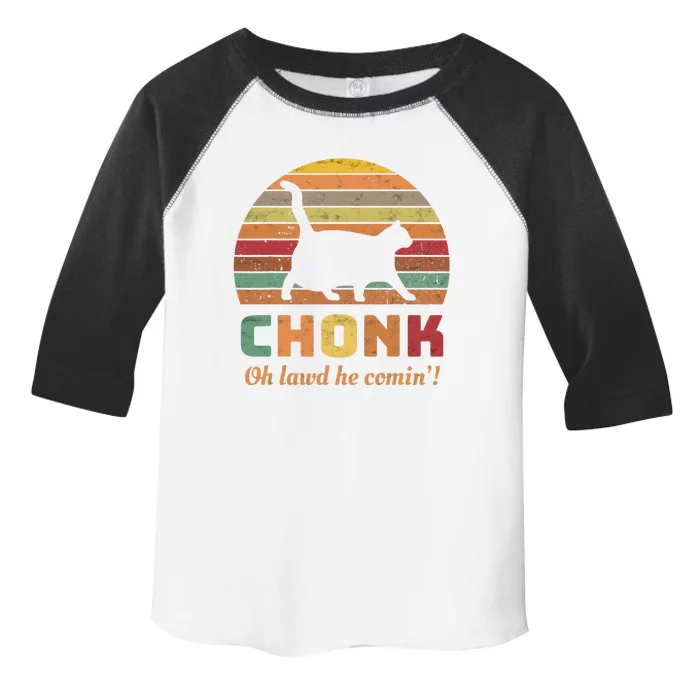 Chonk Scale Cat Meme Chonk Cat Toddler Fine Jersey T-Shirt