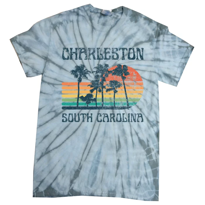 Charleston South Carolina Beach Summer Vacation Tie-Dye T-Shirt