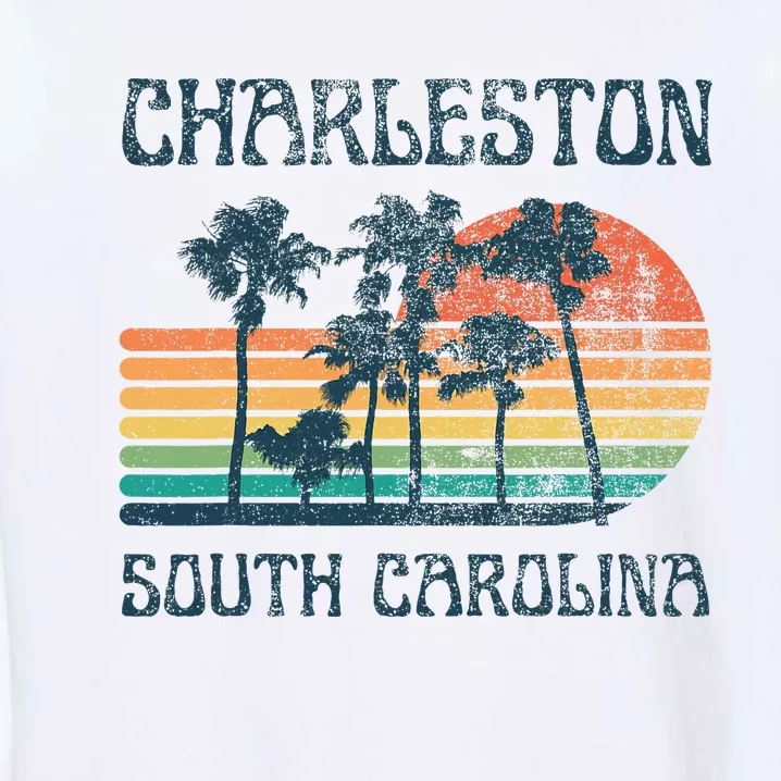 Charleston South Carolina Beach Summer Vacation Garment-Dyed Sweatshirt