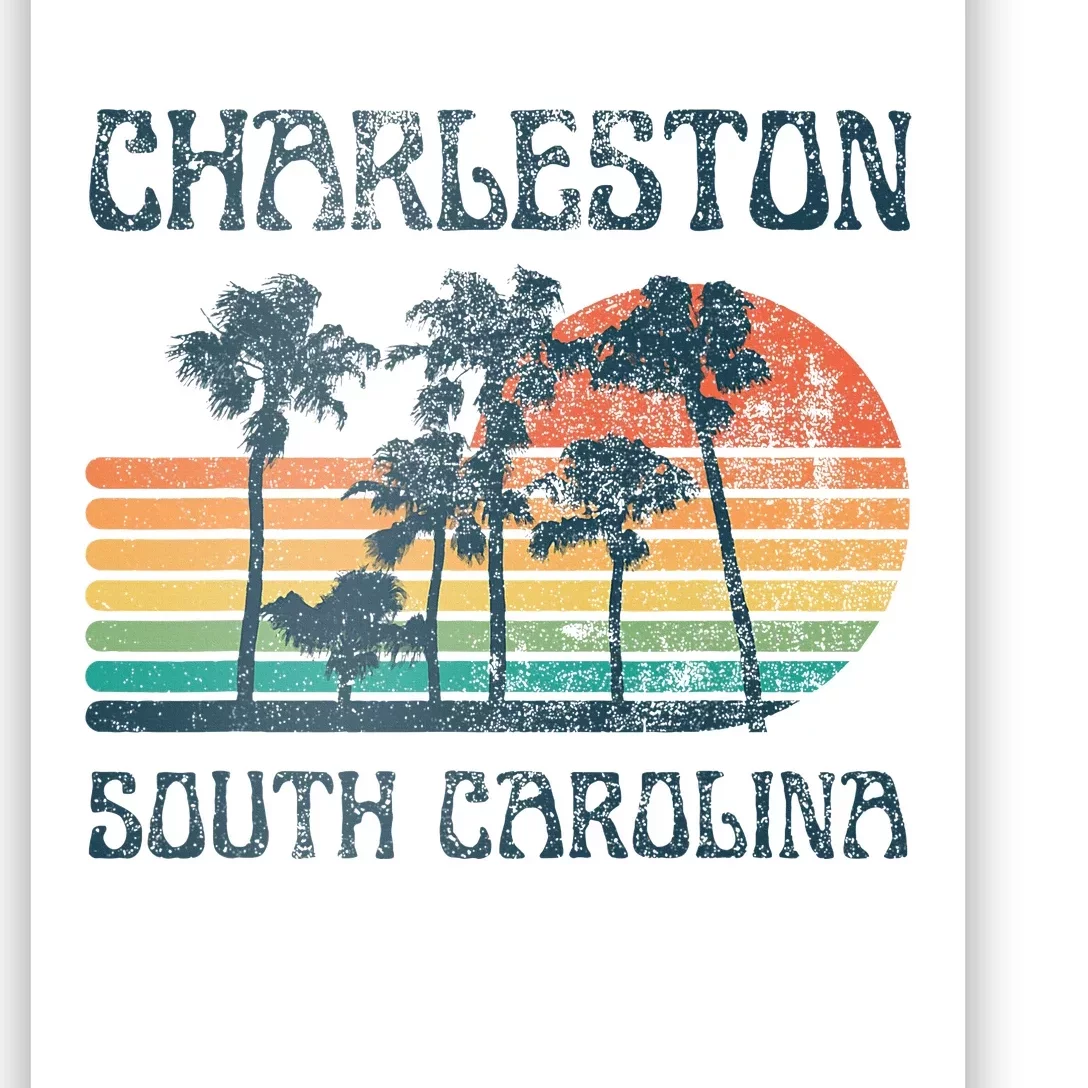 Charleston South Carolina Beach Summer Vacation Poster