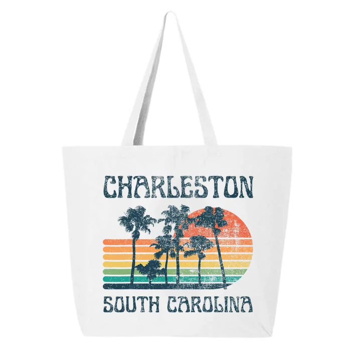 Charleston South Carolina Beach Summer Vacation 25L Jumbo Tote