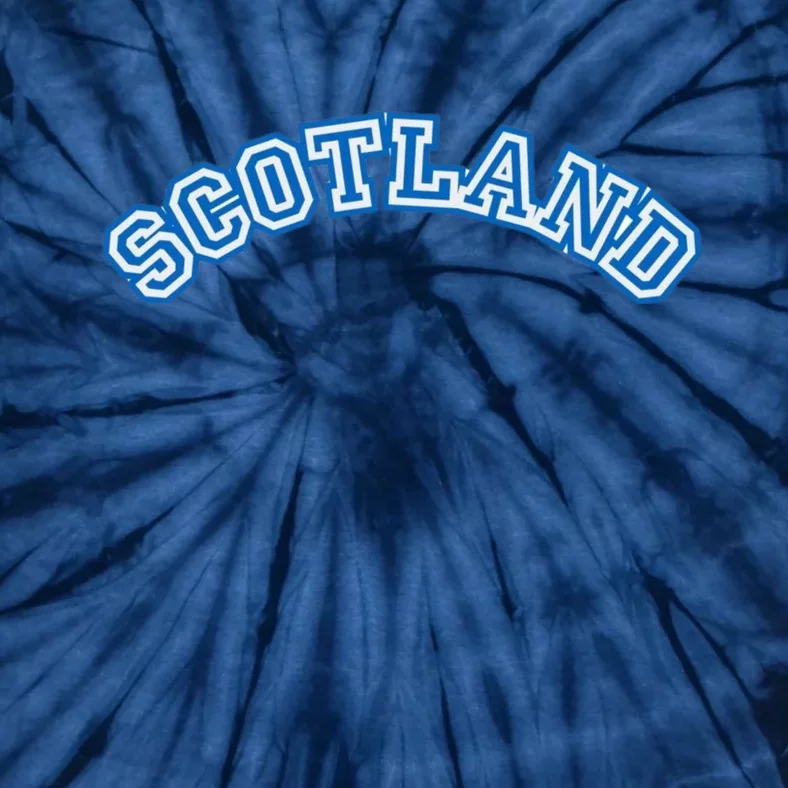 Cool Scotland Country Name Tie-Dye T-Shirt