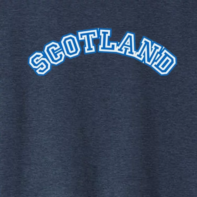 Cool Scotland Country Name Women's Crop Top Tee