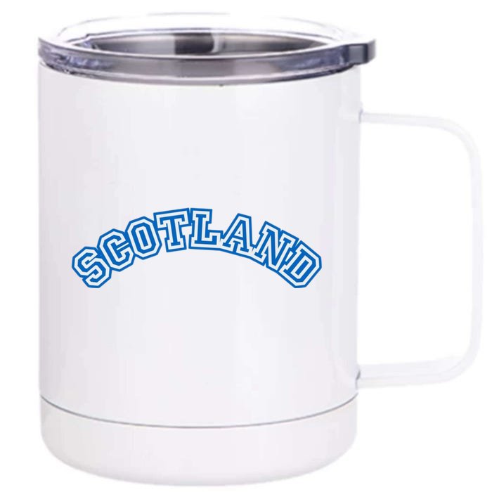 Cool Scotland Country Name Front & Back 12oz Stainless Steel Tumbler Cup