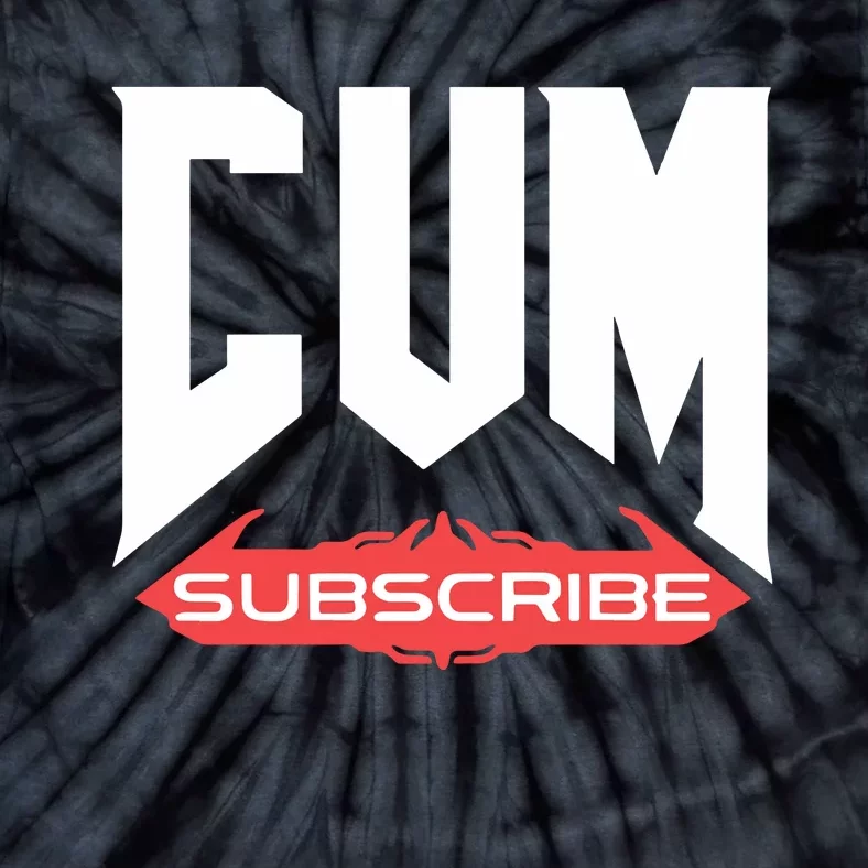 Cum Subscribe Tie-Dye T-Shirt