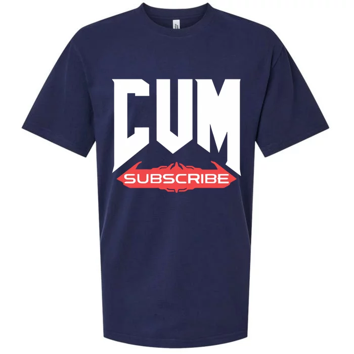 Cum Subscribe Sueded Cloud Jersey T-Shirt