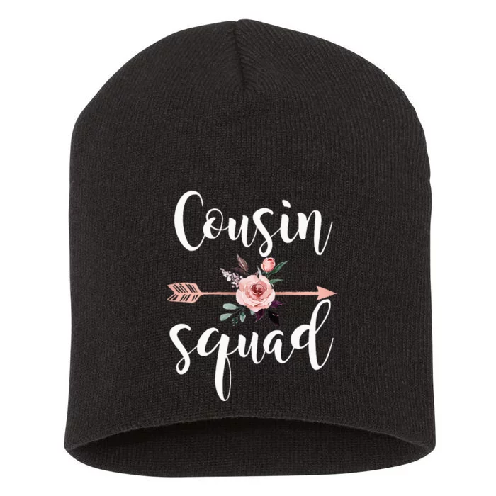 Cousin Squad Cousin Crew Nagers Team Cousin Women Short Acrylic Beanie