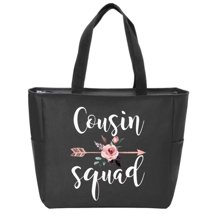 Cousin Squad Cousin Crew Nagers Team Cousin Women Zip Tote Bag